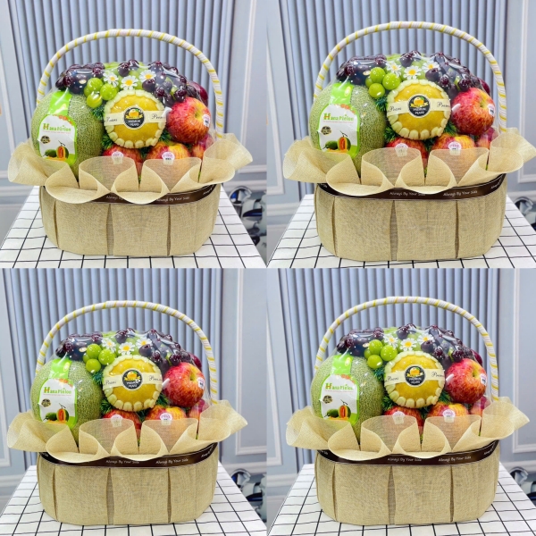 lẵng trái cây kính viếng Nhà Bè
